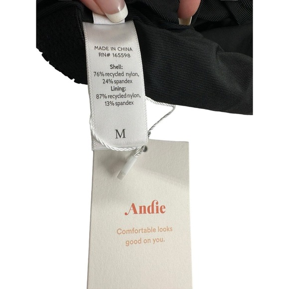 Andie Swim The Corsica One Piece Swimsuit High Neck Womens Size M - Picture 10 of 11